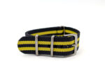 Bracelet NATO montre jaune et noir